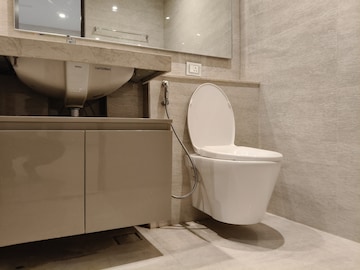Bathroom in 2 BHK Apartment at One Hiranandani Park, Ghodbunder Road – for Rent