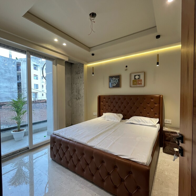Bedroom, dera mandi 3 Bedroom 1200 Sq.Ft. Builder Floor In Dera Mandi Delhi 8470844
