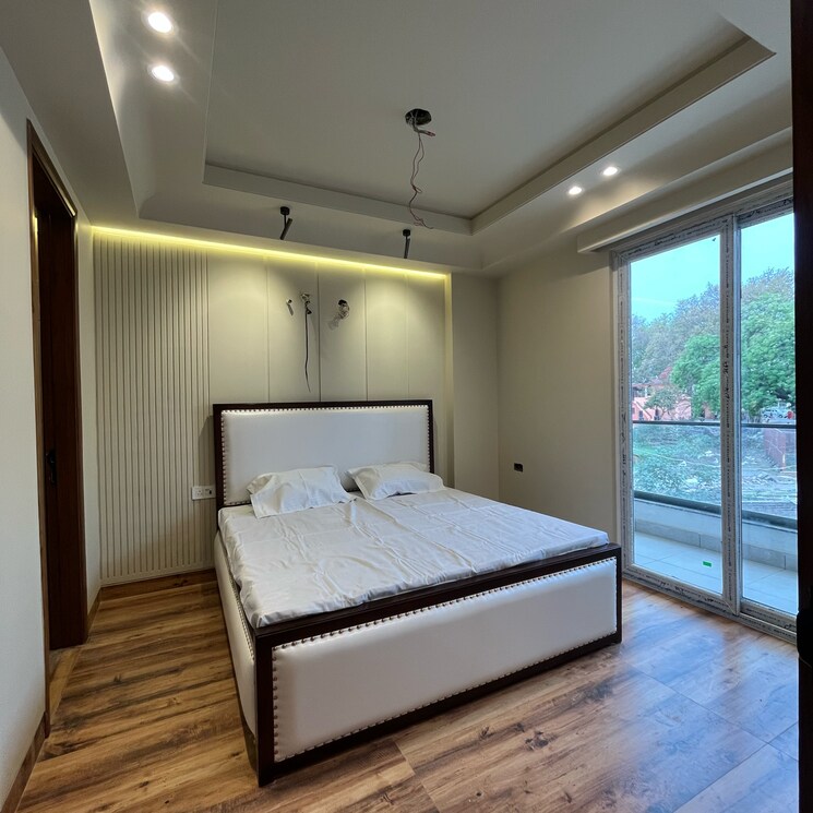 Bedroom, dera mandi 3 Bedroom 1200 Sq.Ft. Builder Floor In Dera Mandi Delhi 8470844