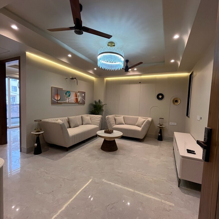 Living Room, dera mandi 3 Bedroom 1200 Sq.Ft. Builder Floor In Dera Mandi Delhi 8470844