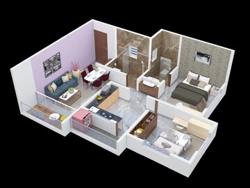 Building Lobby in 1 BHK Apartment at Loni Kalbhor – for Sale