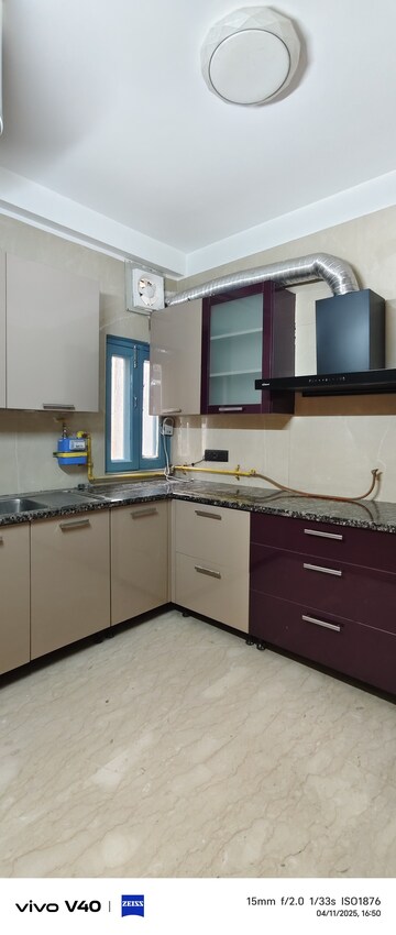 Kitchen in 3 BHK Apartment at Defence Colony – for Rent