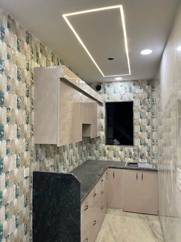 Kitchen in 3 BHK Apartment at Rohini Sector 23 – for Sale