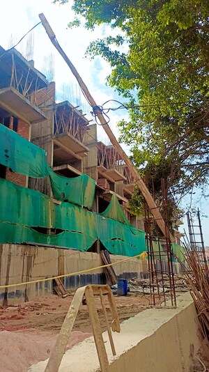 Living Room in 3 BHK Apartment at Shri Ram Heights, Raj Nagar Extension – for Sale