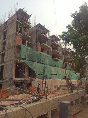 Living Room in 3 BHK Apartment at Shri Ram Heights, Raj Nagar Extension – for Sale