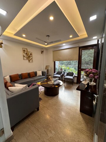 Building Lobby in 3.5 BHK Apartment at Mayur Bagh Apartments, Paschim Vihar – for Rent