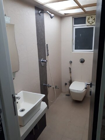 Bathroom in 3 BHK Apartment at Juhu – for Rent