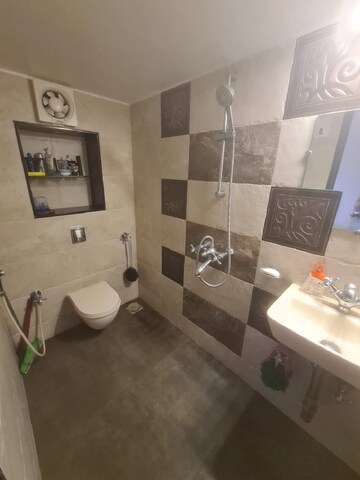Bathroom in 3 BHK Apartment at Bandra West – for Rent