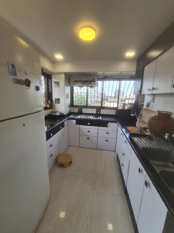 Kitchen in 3 BHK Apartment at Bandra West – for Rent