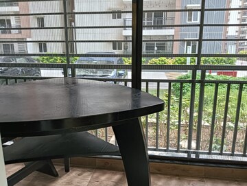 Balcony in 3 BHK Apartment at Aparna Sarovar Zenith, Nallagandla – for Rent