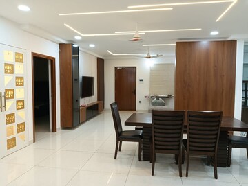 Living Room in 3 BHK Apartment at Aparna Sarovar Zenith, Nallagandla – for Rent