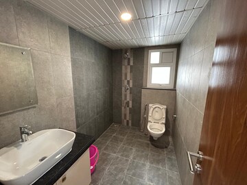 Bathroom in 3 BHK Apartment at Aparna Sarovar Zenith, Nallagandla – for Rent