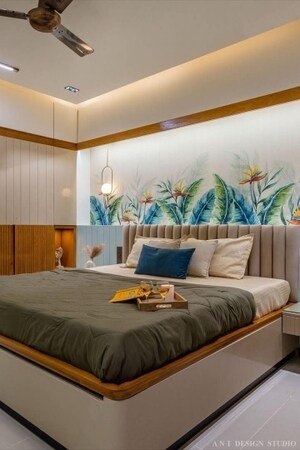 Bedroom in 4 BHK Apartment at Mahavir Enclave 1 – for Sale