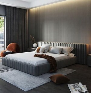 Bedroom in 4 BHK Apartment at Mahavir Enclave 1 – for Sale