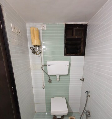 Bathroom in 2 BHK Apartment at Sector 16 Kopar Khairane – for Rent