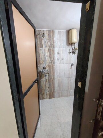 Bathroom in 2 BHK Apartment at Sector 16 Kopar Khairane – for Rent