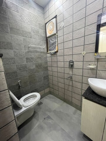 Bathroom in 2.5 BHK Apartment at Madhur Apartment, Paschim Vihar – for Rent