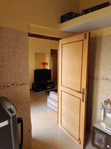 Bathroom in 1 BHK Apartment at K Raheja Heights, Malad East – for Rent