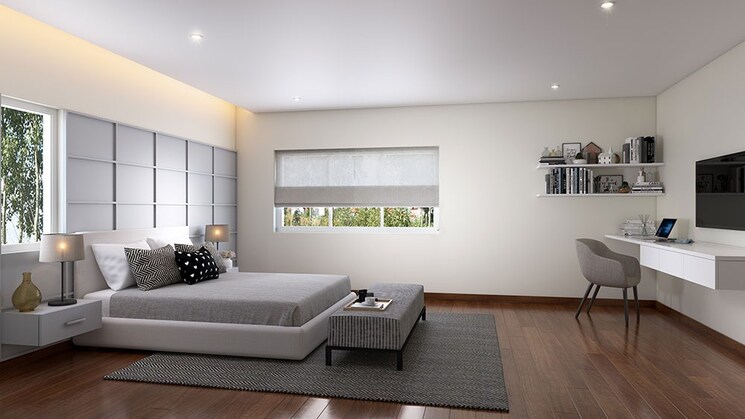 Master Bedroom, adarsh-sanctuary 5 Bedroom 6151 Sq.Ft. Villa In Sarjapur Road Bangalore 8472517
