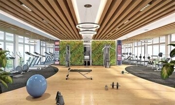Gym in 5 BHK Penthouse at SS The Leaf, Sector 85 – for Rent