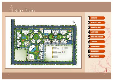 Master Plan in 3 BHK Apartment at Purvanchal Royal City II, Chi V Greater Noida – for Sale