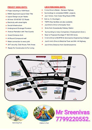  Plot – Exterior View View at Peram Signature Park, Girmapur - for Sale