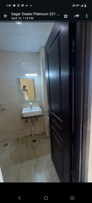 Bathroom in 2 BHK Apartment at JKG Palm Resort, Raj Nagar Extension – for Sale