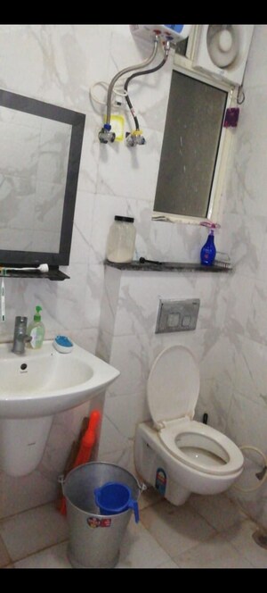 Bathroom in 2 BHK Apartment at JKG Palm Resort, Raj Nagar Extension – for Sale
