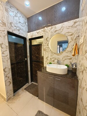 Bathroom in 3 BHK Apartment at Parshwa Girnar Tirth, Kalyan West – for Sale