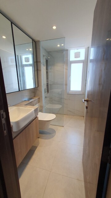 Bathroom in 4 BHK Builder Floor at DLF Garden City Independent Floors, Sector 92 – for Rent