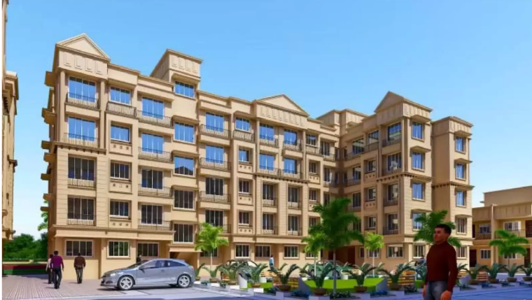Living Room, galaxy-emperia 1 Bedroom 590 Sq.Ft. Apartment In Boisar Palghar 8473596