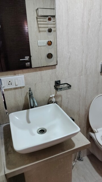 Bathroom in 3 BHK Apartment at Kshitij CHS Sanpada, Sanpada – for Rent