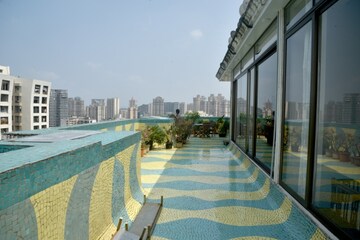 Terrace in 6 BHK Apartment at Everest Height, Chandivali – for Rent