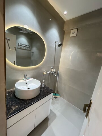 Bathroom in 3 BHK Apartment at Sushma Valencia, International Airport Road – for Rent