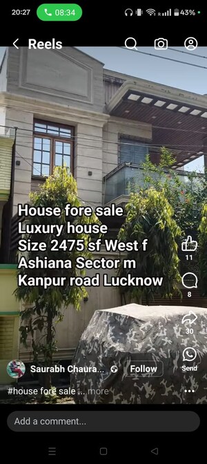3.5 BHK Independent House For Sale in Ansal Aashiana, Kanpur Road