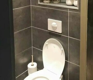 Bathroom in  Office Space at Bonanza, Andheri East – for Rent