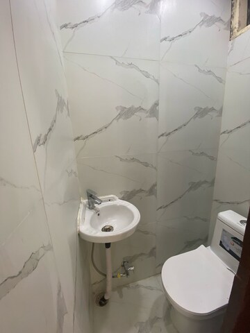 Bathroom in 3 BHK Builder Floor at Panchsheel Vihar – for Rent