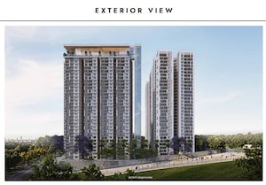 Living Room in 3 BHK Apartment at Prestige Spring Heights, Rajendra Nagar – for Sale