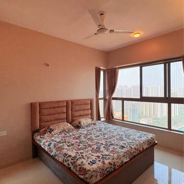 Bedroom in 2 BHK Apartment at Kalpataru Paramount D, Majiwada – for Rent