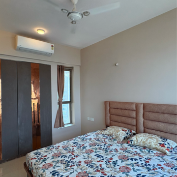 Bedroom in 2 BHK Apartment at Kalpataru Paramount D, Majiwada – for Rent