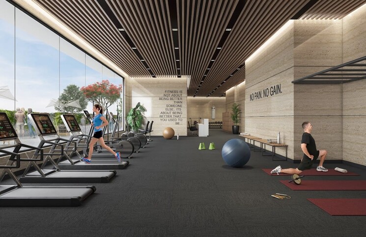 Gym, satyam-regents-park 2 Bedroom 611 Sq.Ft. Apartment In Kharghar Navi Mumbai 8474502