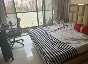 Bedroom in 3 BHK Apartment at Rhythm Serenity Heights, Andheri East – for Rent
