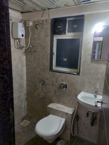Bathroom in 1 BHK Apartment at Sahajanand Athena, Goregaon West – for Rent