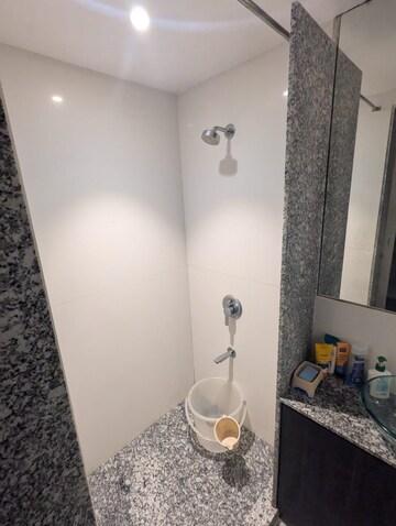 Bathroom in 3 BHK Apartment at Sea Lord, Cuffe Parade – for Rent