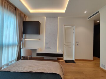 Master Bedroom in 1 BHK Apartment at Bhartiya Leela Residences, Thanisandra Main Road – for Rent