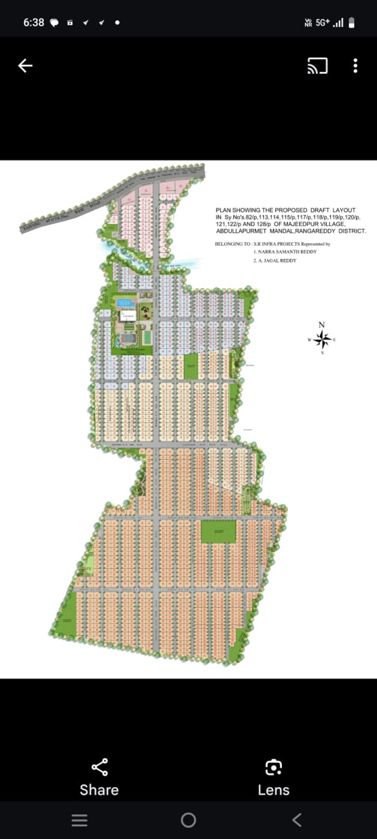 Exterior View, sr-rock-town  326 Sq.Yd. Plot In Mazidpur Hyderabad 8474828