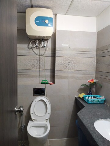 Bathroom in 3 BHK Apartment at Gomti Nagar – for Rent