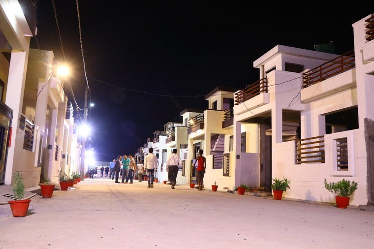 Living Room, vj-dh2-paradise 2 Bedroom 850 Sq.Ft. Independent House In Kursi Road Lucknow 8474869