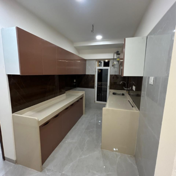 Kitchen in 3 BHK Apartment at Gurukrupa Aagam, Railway Police Colony – for Rent