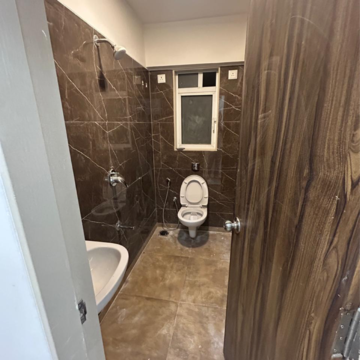Bathroom in 3 BHK Apartment at Gurukrupa Aagam, Railway Police Colony – for Rent